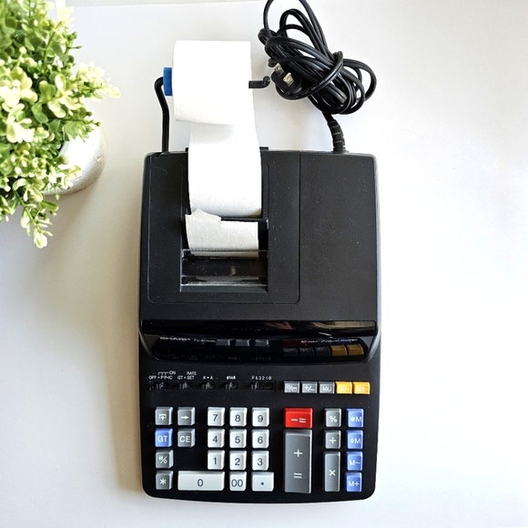 Sharp EL-2196BL 12 Digit Printing Calculator 3.7 LPS - 4-Key Memory, Heavy Duty - Picture 13 of 16